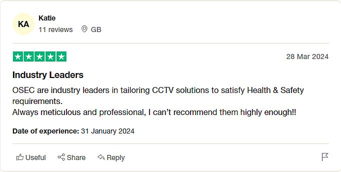 OSEC Systems Trustpilot Review 1